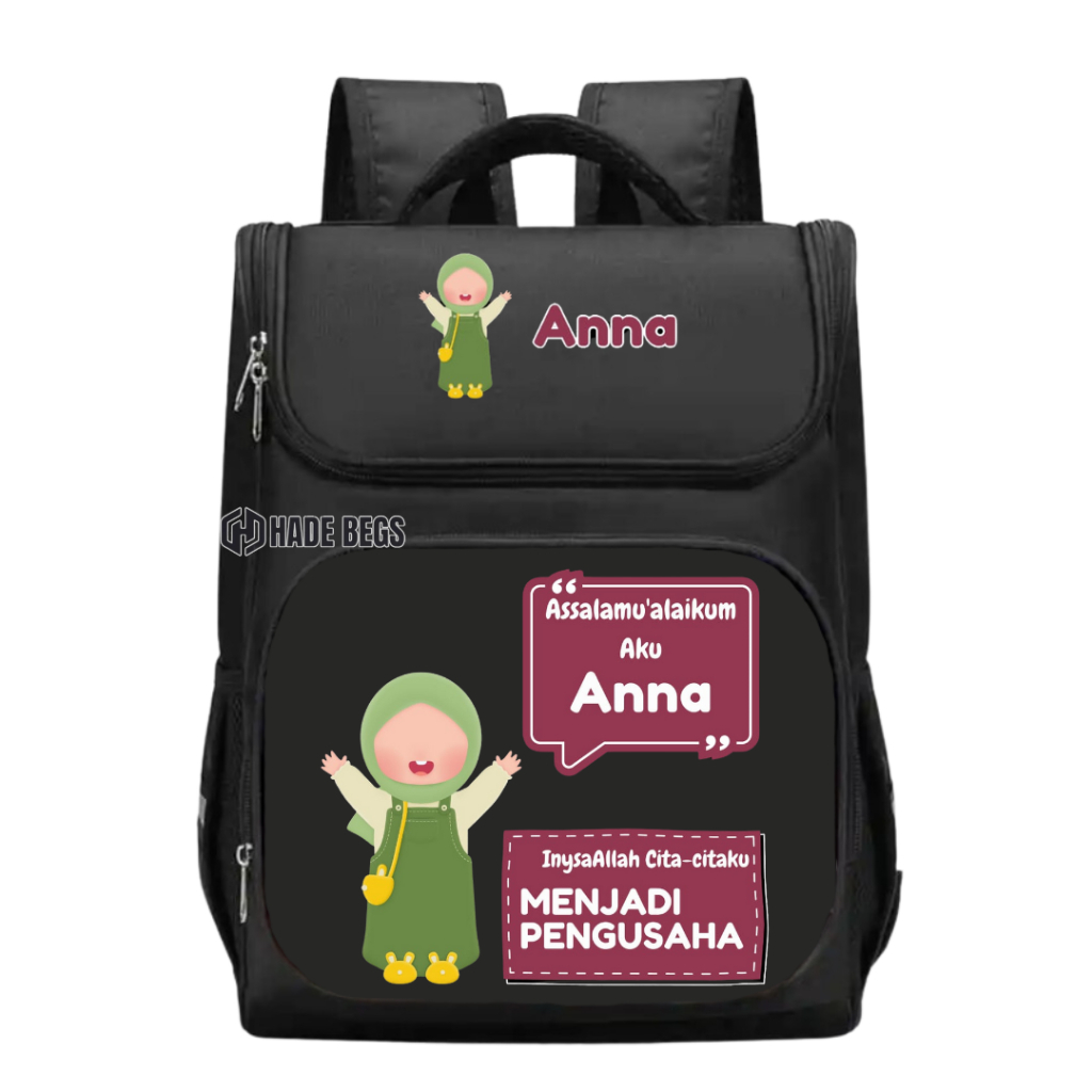 FREE NAME PRINTING Cita Cita Teachers School Bag กระเป๋าเด็กผู้หญิง