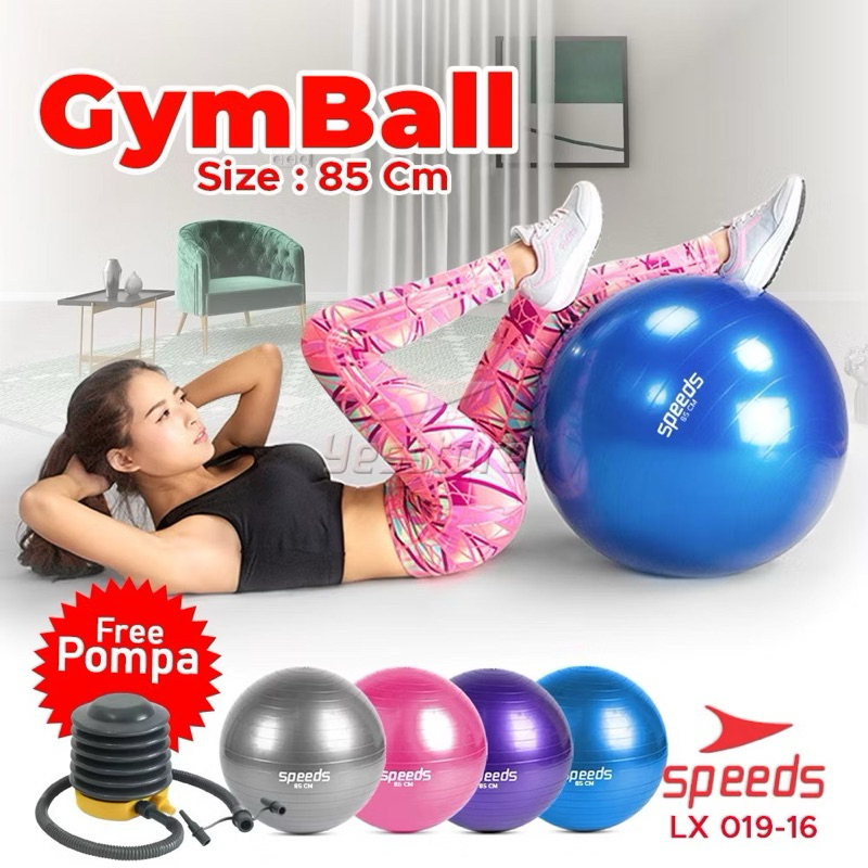 SPEEDS Gym Ball ฟิตเนส 85 ซม. / Gym Ball / yoga Ball อุปกรณ์กีฬา (Bonus Pump) Gymball