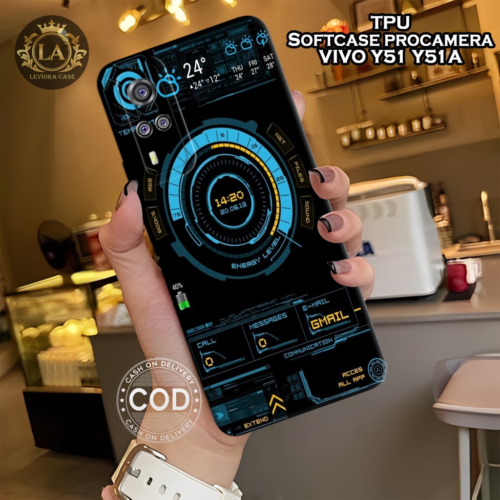 HP เคส Vivo Y51 / Y51a ล่าสุด - เคส Leviora - เคสแฟชั่น Aesthetic - Vivo Y51 / Y51a Softcase - เคสกล