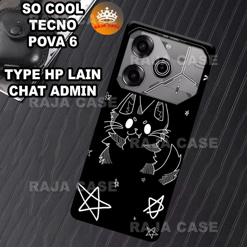 (RC11) เคสใหม่ล่าสุด SO COOL HP TECNO POVA 6 CASING/SILICONE CASE PROTECTIVE HP MOTIF สําหรับ GIRLS 