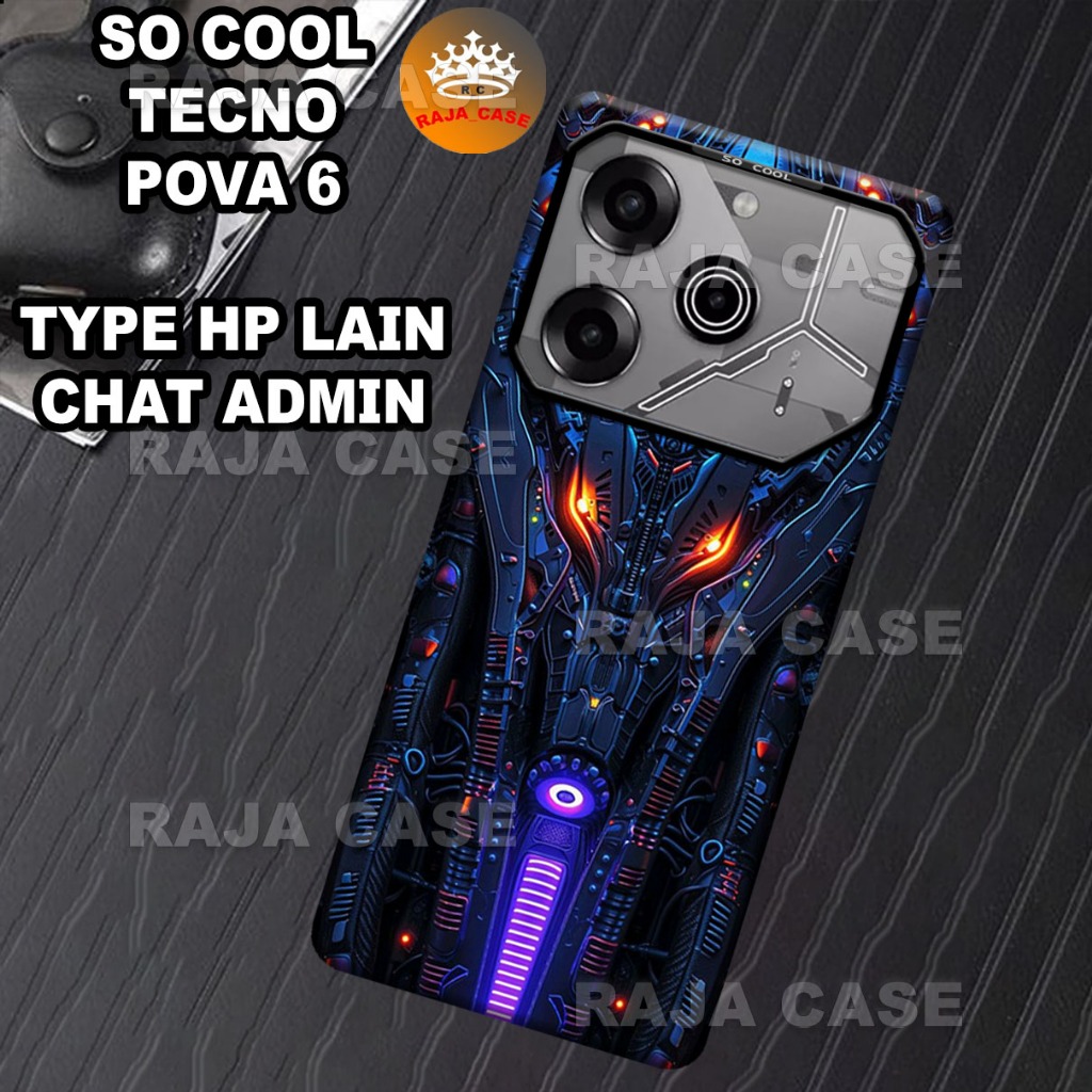(RC16) เคส SO COOL HP TECNO POVA 6 ใหม่ล่าสุด CASING/SILICONY CASE PROTECTIVE HP PRINTED สําหรับ GUY