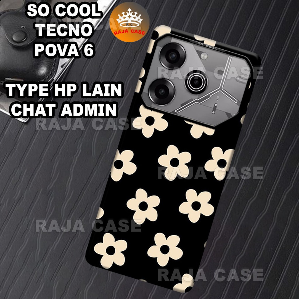 (RC22) เคสใหม่ล่าสุด SO COOL HP TECNO POVA 6 CASING/SILIKON CASE PROTECTIVE HP MOTIF GIRLS ALL TYPE