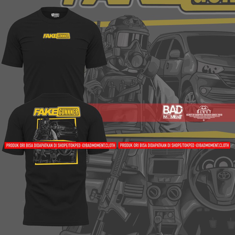 เสื้อยืด Tactical Badmoment Blkct Fake Gunn3r