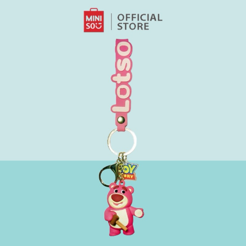 GANTUNGAN MINISO LOTSO KEYCHAIN PVC BAG KEYCHAIN