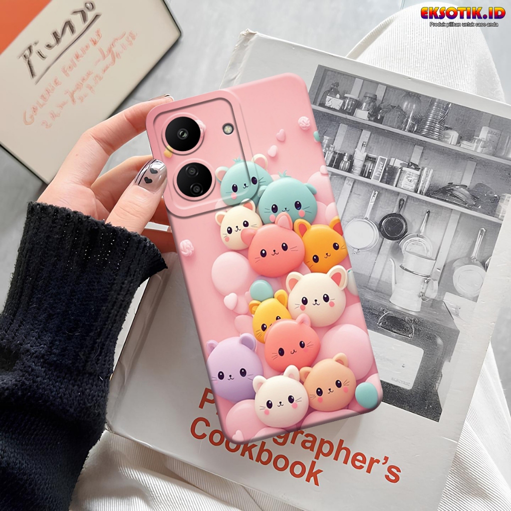 เคส Xiaomi Redmi 13c - เคส Xiaomi Redmi 13c - เคสแฟชั่น - Xiaomi Redmi 13c Silicone - Cool and Cute 