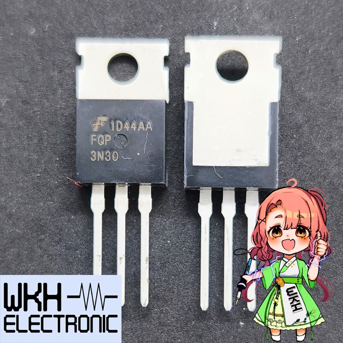 ต้นฉบับ FQP3N30 FQP 3N30 Mosfet N Ch 300V 3.2A TO220