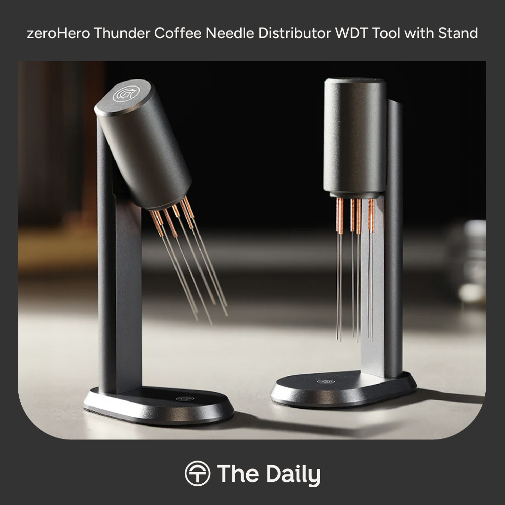 ZeroHero Thunder Coffee Needle จําหน่ายเครื่องมือ WDT พร้อมขาตั้งแม่เหล็ก - เครื่องมือกระจายกาแฟ