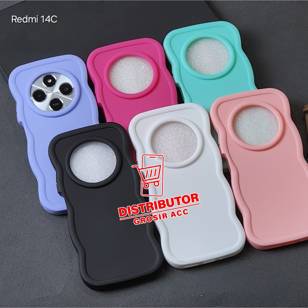 REDMI 14C CASE MACAROON WAVE CASE G02 REDMI 14C