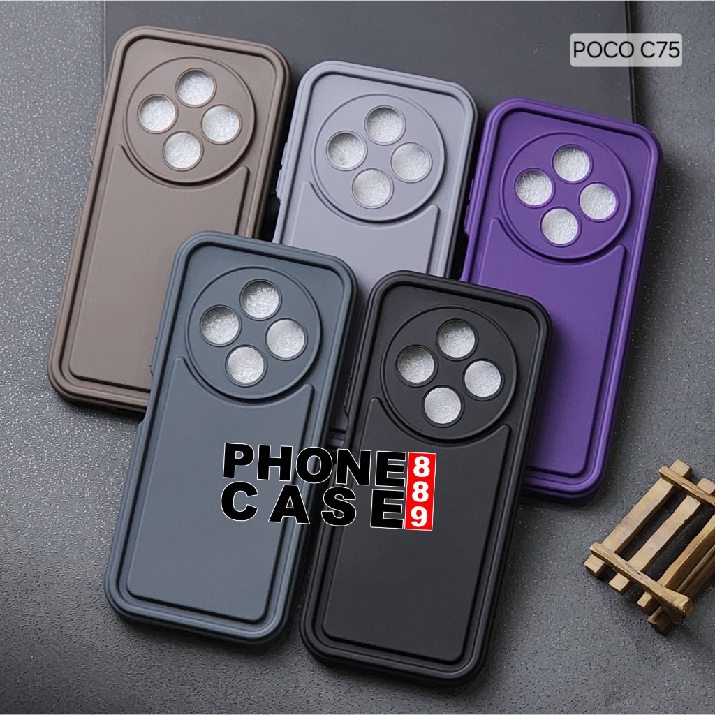 POCO C75 CASE MUGELLO CASE MACAROON POCO C75