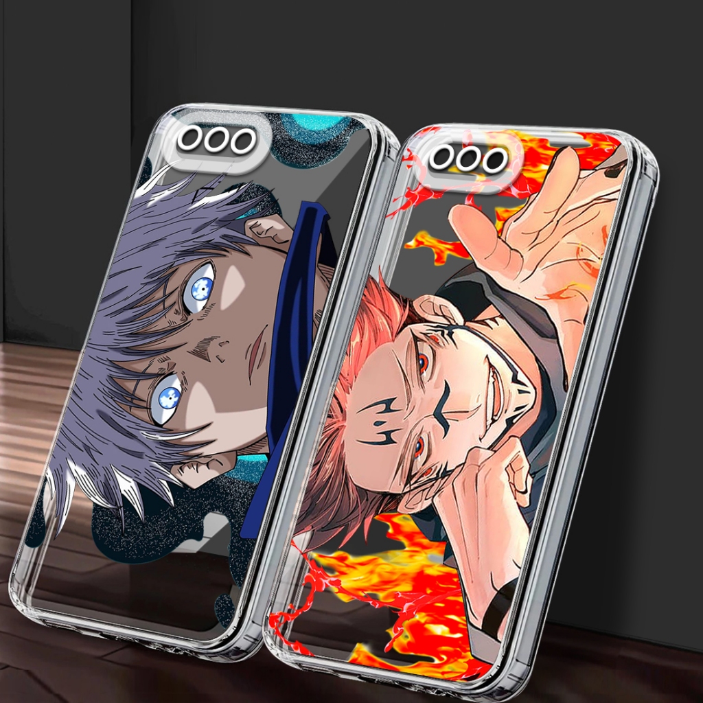 Sizora - SoftCase Clear Ready สําหรับ Oppo A3s Oppo A1k Realme C1 Realme C2 Clear Casing ANIME PICTU