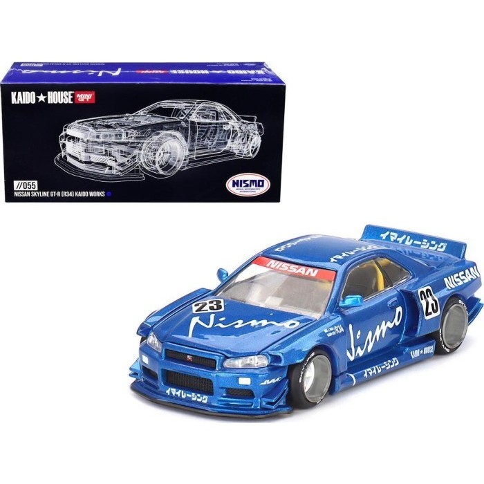 MINI GT NISSAN SKYLINE GT-R [R34] NISMO KAIDO HOUSE WORKS V3 READYY
