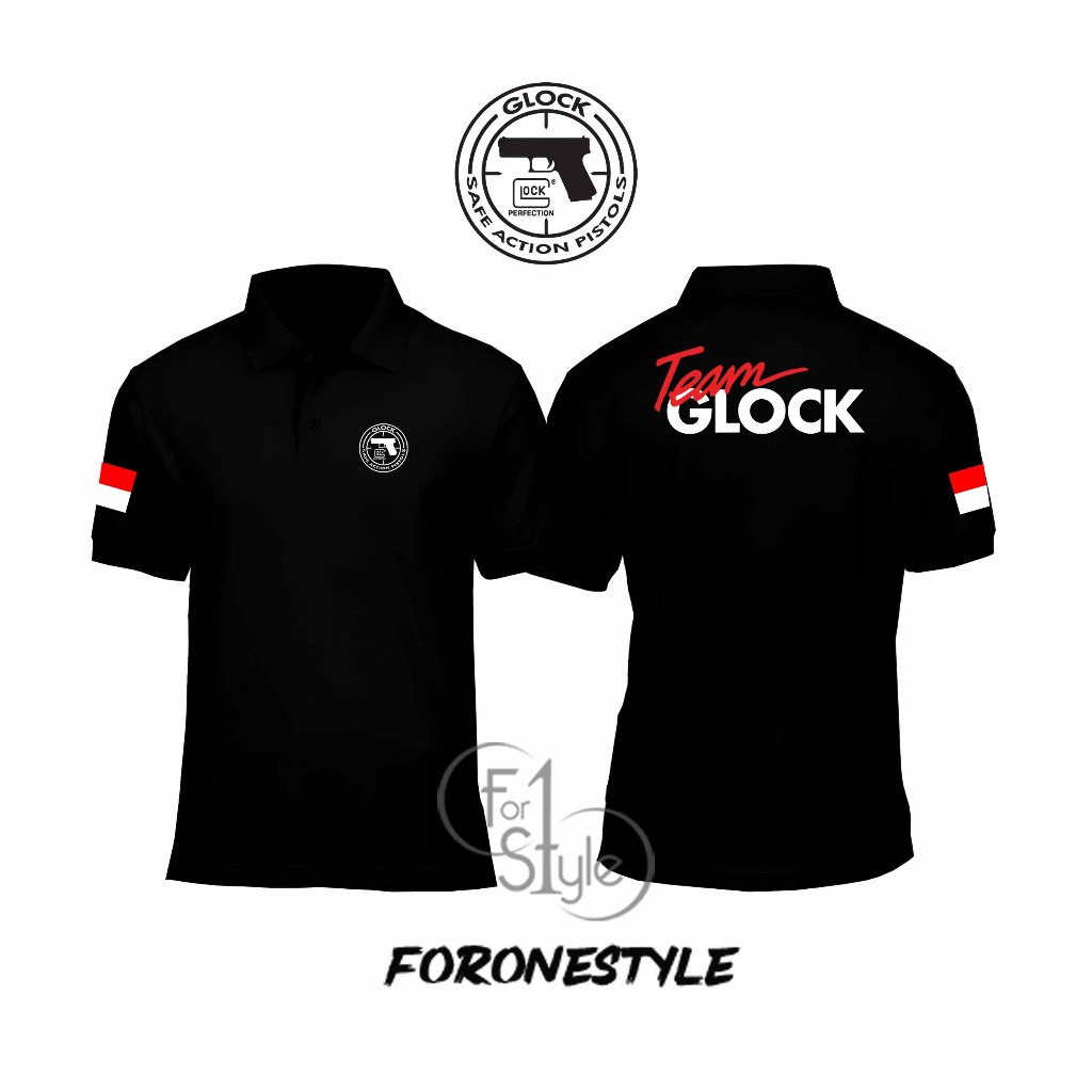 GLOCK TEAM POLOSHIRT - GLOCK TEAM POLO - GLOCK TEAM COLLAR POLO