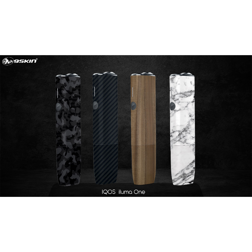 9skin iqos Iluma One Skin หนังคาร์บอนแบบกําหนดเอง เนื้อพิเศษ