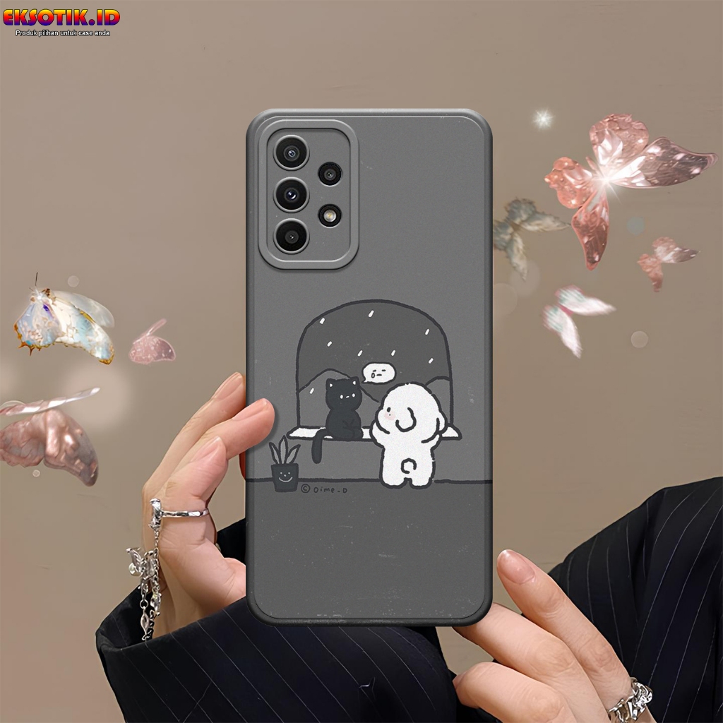 เคส Samsung A23 - เคส Samsung A23 - เคสแฟชั่น - Samsung A23 Silicone - Cool and Cute Motips - Samsun