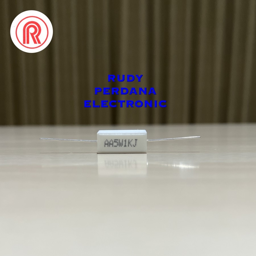 5 วัตต์ 5W 1000OHM 1000 OHM 1000R 1K 1 KILO RESISTOR