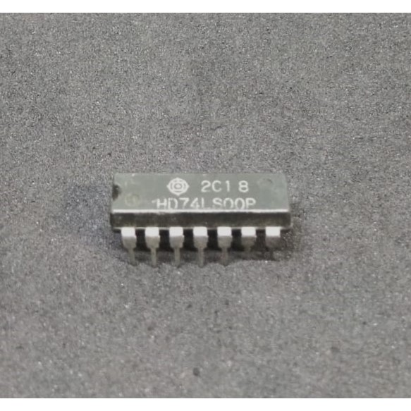 IC HD74LS00P NAND Gate 4-Element 2-IN Bipolar DIP-14P Hitachi
