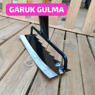 CANGKUL GULMA PEMBERSIH RUMPUT LIAR BAHAN ASLI GERGAJI BESI TEBAL TAJAM