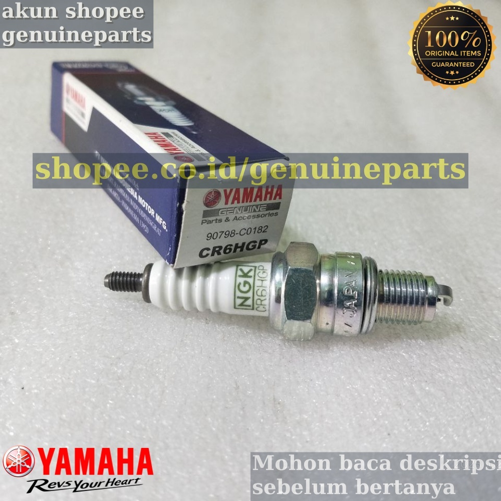 PLATINUM SPARK PLUG JUPITER Z 110 2003-2009 BURHAN ORIGINAL YAMAHA NGK CR6HGP JAPAN