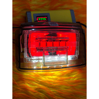 suda set mika/stoplamp/ lampu belakang gl max/pro led runing model C V2 warna merah(tenpa reflektor)