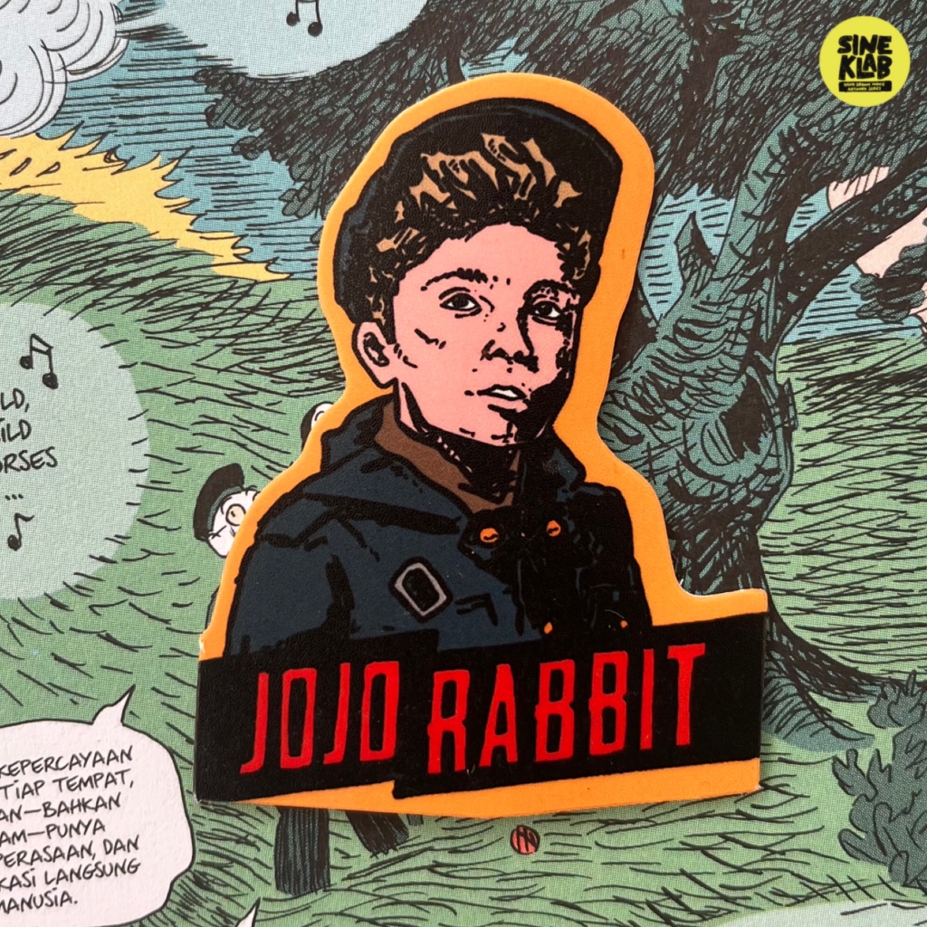 Sineklab - JOJO RABBIT Sticker - Film / Movie / Cinema / Series / Laptop Sticker Edition