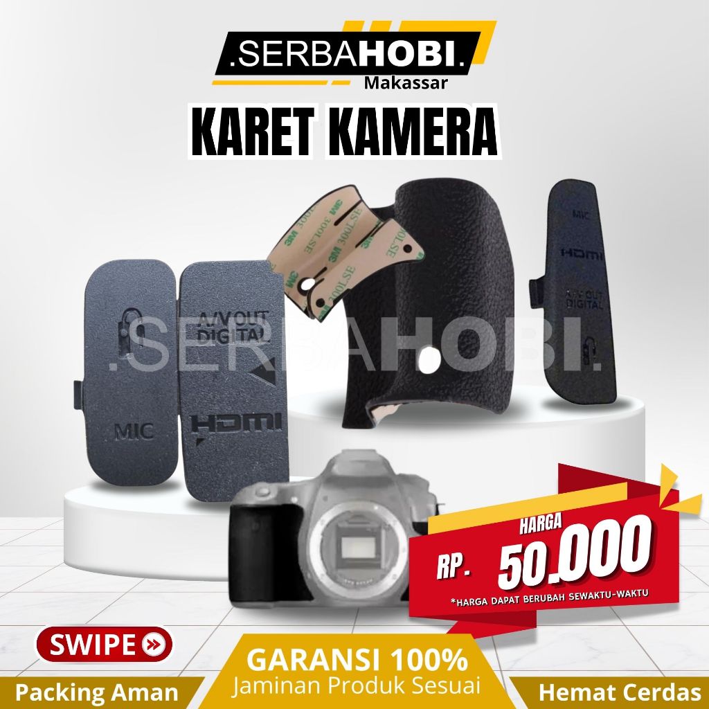 Camera USB Cover Rubber & canon Camera Body Grip Rubber