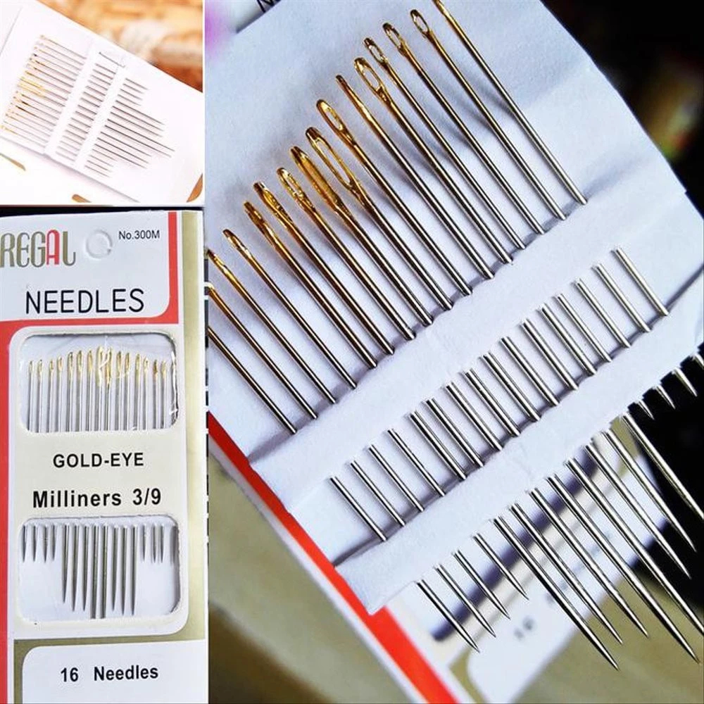 เข็มเย็บมือ Regal ชุด 16 & 12 Sequins REGAL GOLD EYE MILERS