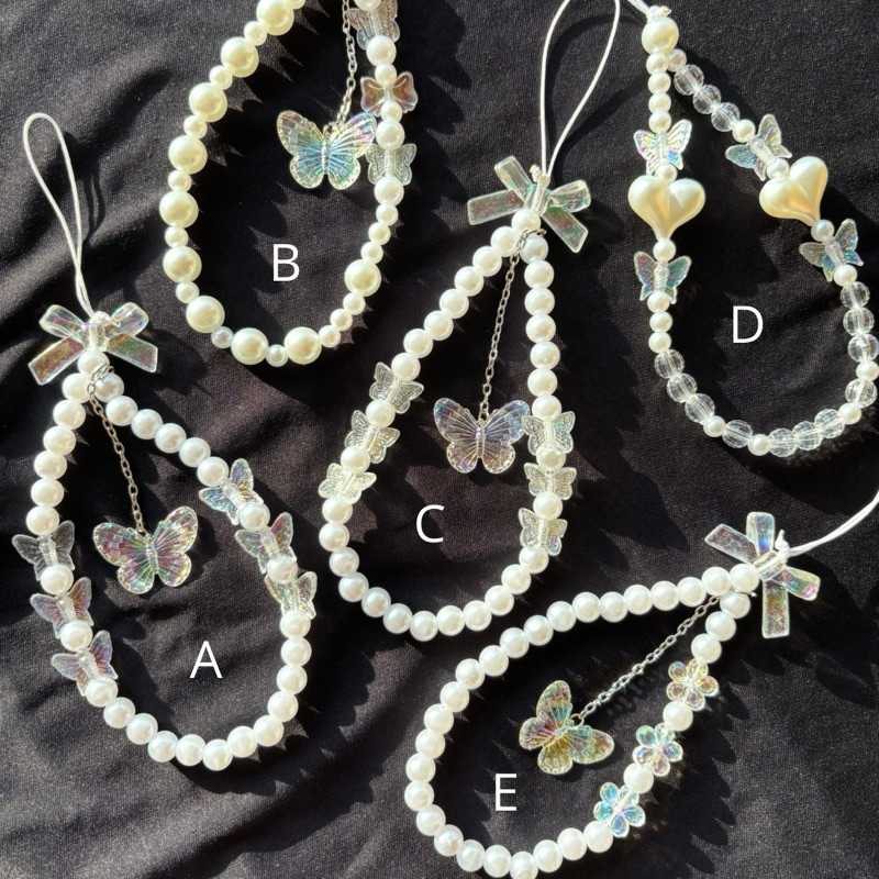 GANTUNGAN HP HTP-White Series Edition Phone Strap/Butterfly Strap/Phone Strap/Phone Hanger