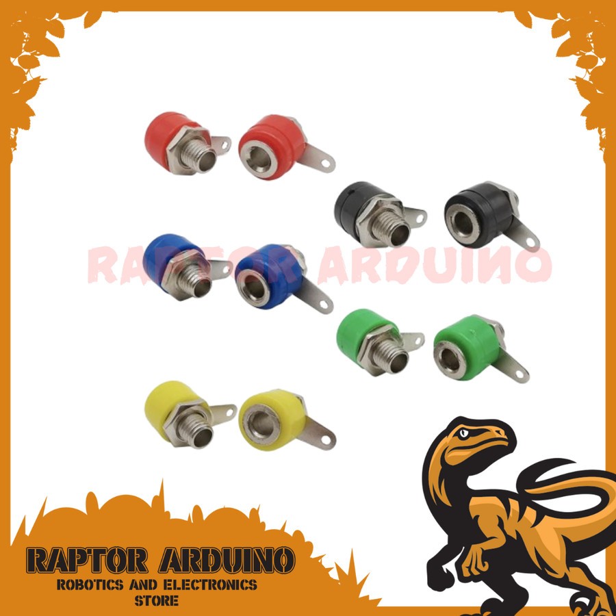 Banana Plug Female Jack Socket 4mm audio jack 4mm Connector Panel Socket