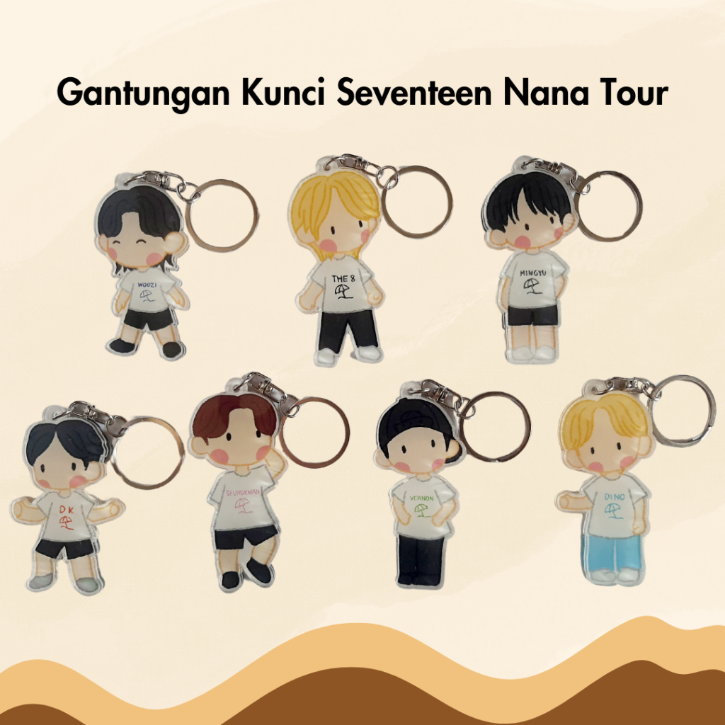 พวงกุญแจ GUNGAN Seventeen Nana Tour