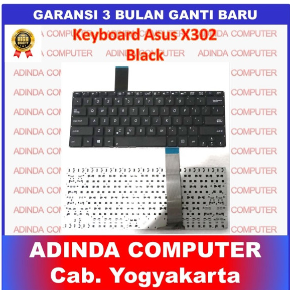 Asus X302 X302uv R301L R301LA R301LJ X302UA คีย์บอร์ดสีดํา
