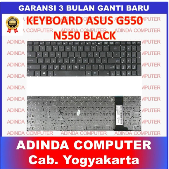 คีย์บอร์ด Asus N550 G550 N550L N550LF N550JX N750 Q550