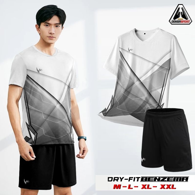 HOT STL-21 SET WINS X ADULT BADMINTON SET BADMINTON RUNNING PRINT JERSEY SET