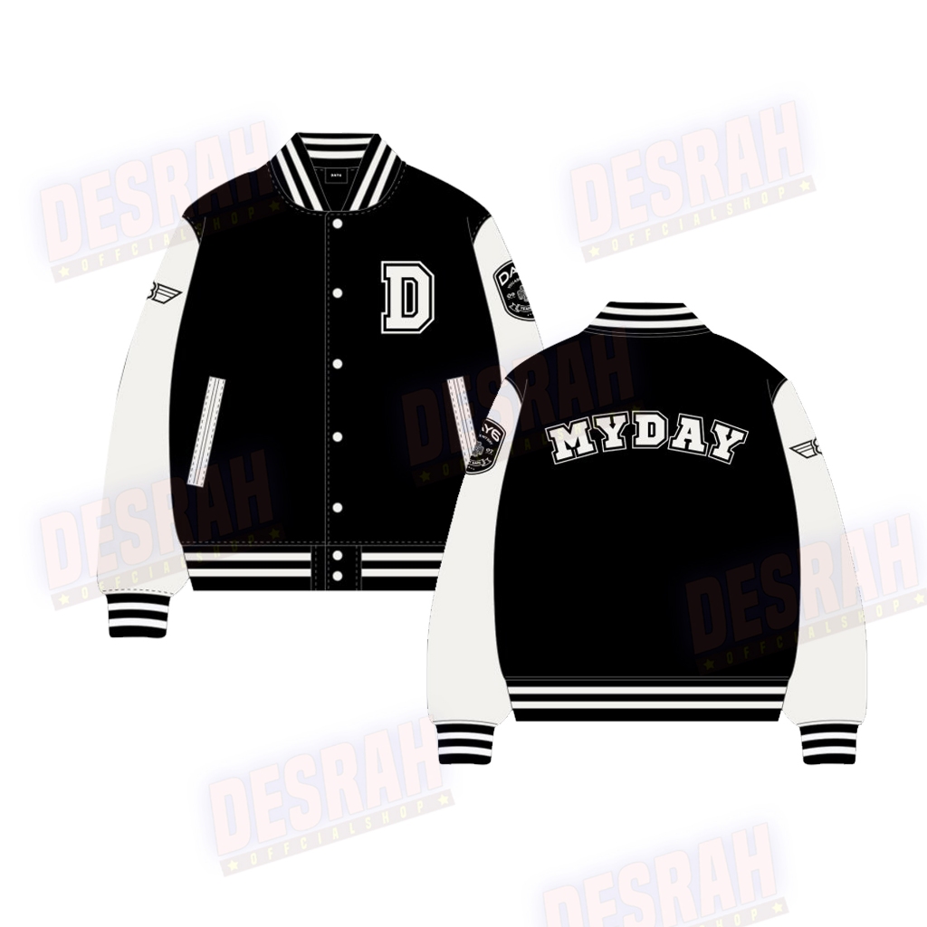 Varsity cool Jacket เกาหลี kpop DAY6 ทัวร์ 2024 MYDAY (FULL SABLON)