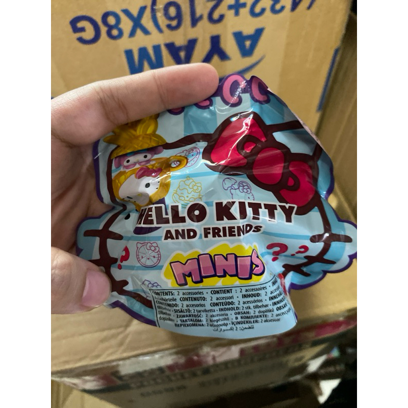 Gantungan แสตมป์และพวงกุญแจ Hello kitty และเพื่อน ไข่เซอร์ไพรส์