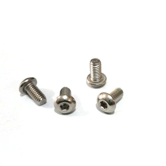 (10PCS) L BUTTON BOLT M2.5 x 3 / M2.5 x 5 / M2.5 x 10 / M2.5 x 12 / M2.5 x 16 / M2.5 x 20 L กุญแจ 1.