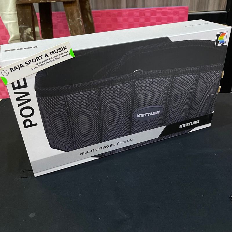 KETTLER WEIGHT LIFTING BELT - ORIGINAL GYM BELT FITNESS BELT 891-000