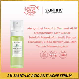 SKINTIFIC 2% Salicylic Acid Anti Acne Serum Calms Acne & Bumps & Redness 20/50ml