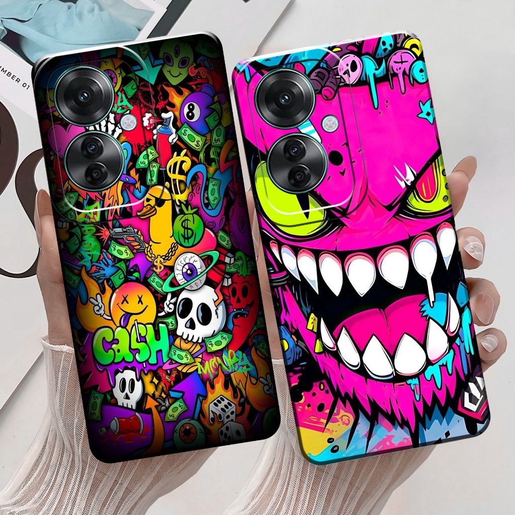 Softcase สําหรับ Oppo RENO 11F A60 4G A18 A3 PRO RENO 10 PRO RENO 8T RENO 7 RENO 5F RENO 4 PRO RENO 