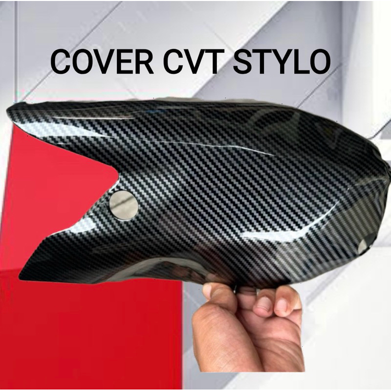 Honda STYLO 160 CARBON CVT COVER VARIO 160 CVT ▪️Honda stylo 160 vario160 carbon Cvt Cover carbon st