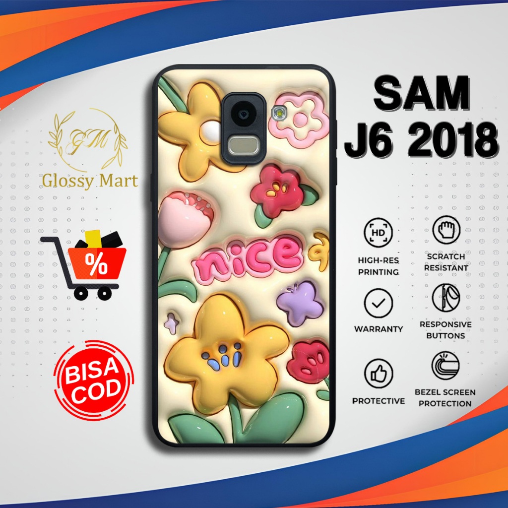 เคส Samsung J6 2018 ล่าสุด Hardcase Softcase GlossyCute เคส Samsung J6 ใหม่