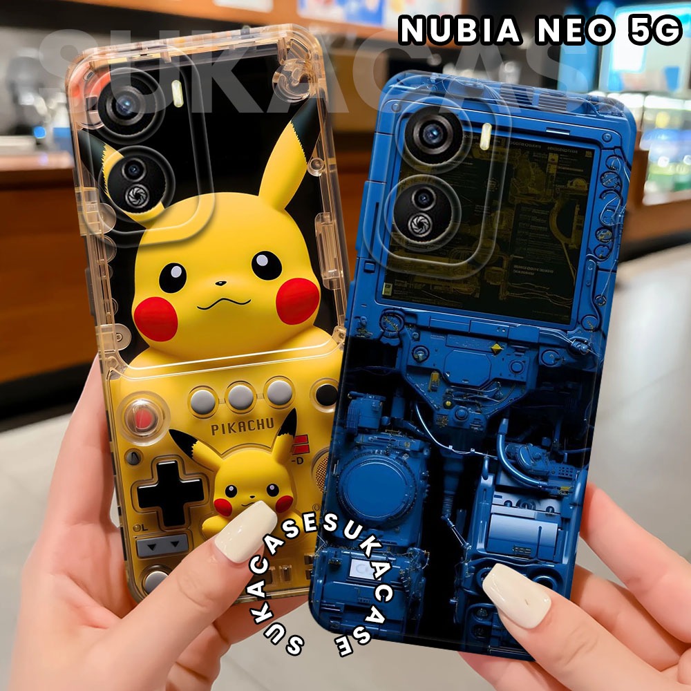 HP Nubia Neo 5G/Neo 2 5G เคสแฟชั่น Gameboy (SK05) Rubber Softcase - เคสกล้อง Pro