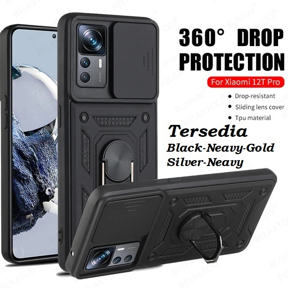 ใหม่ขาตั้ง/แหวน/ผู้ถือ SLIDE Xiaomi 15T 14T 12T 14T 13T 13Lite 12Lite 11T 11TPro 11Lite Hardcase ปกป