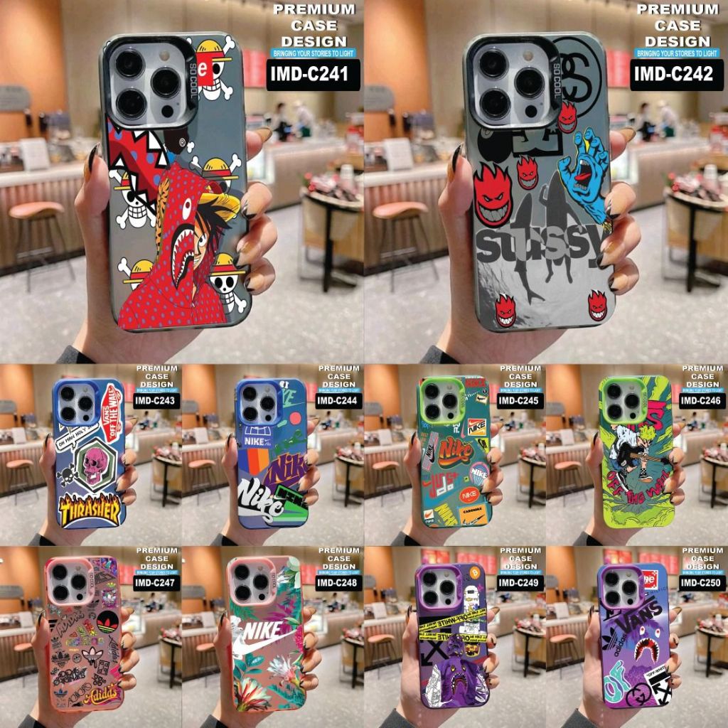 IPHONE 6/IP 6+/IP 7/IP 8/IP 7+/IP 8+ ⭐️ CASE MOTIF CODE IMD C241- C250 CHECK DESCRIPTION VENUS ACC