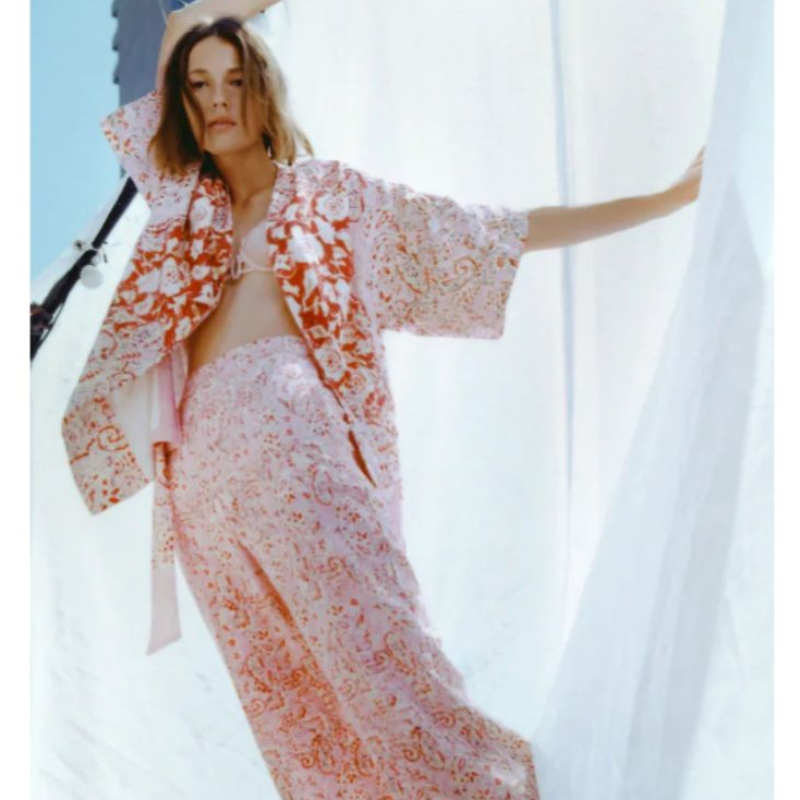 76125 - Pink Paisley 2 (XS, S, M, L) - คาร์ดิแกน