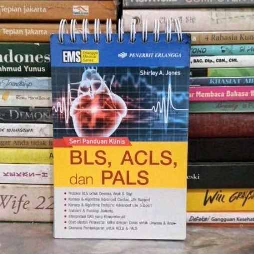 หนังสือต้นฉบับของ BLS, ACLS, และ PALS Shirley A Jones ชุดคู่มือทางคลินิก