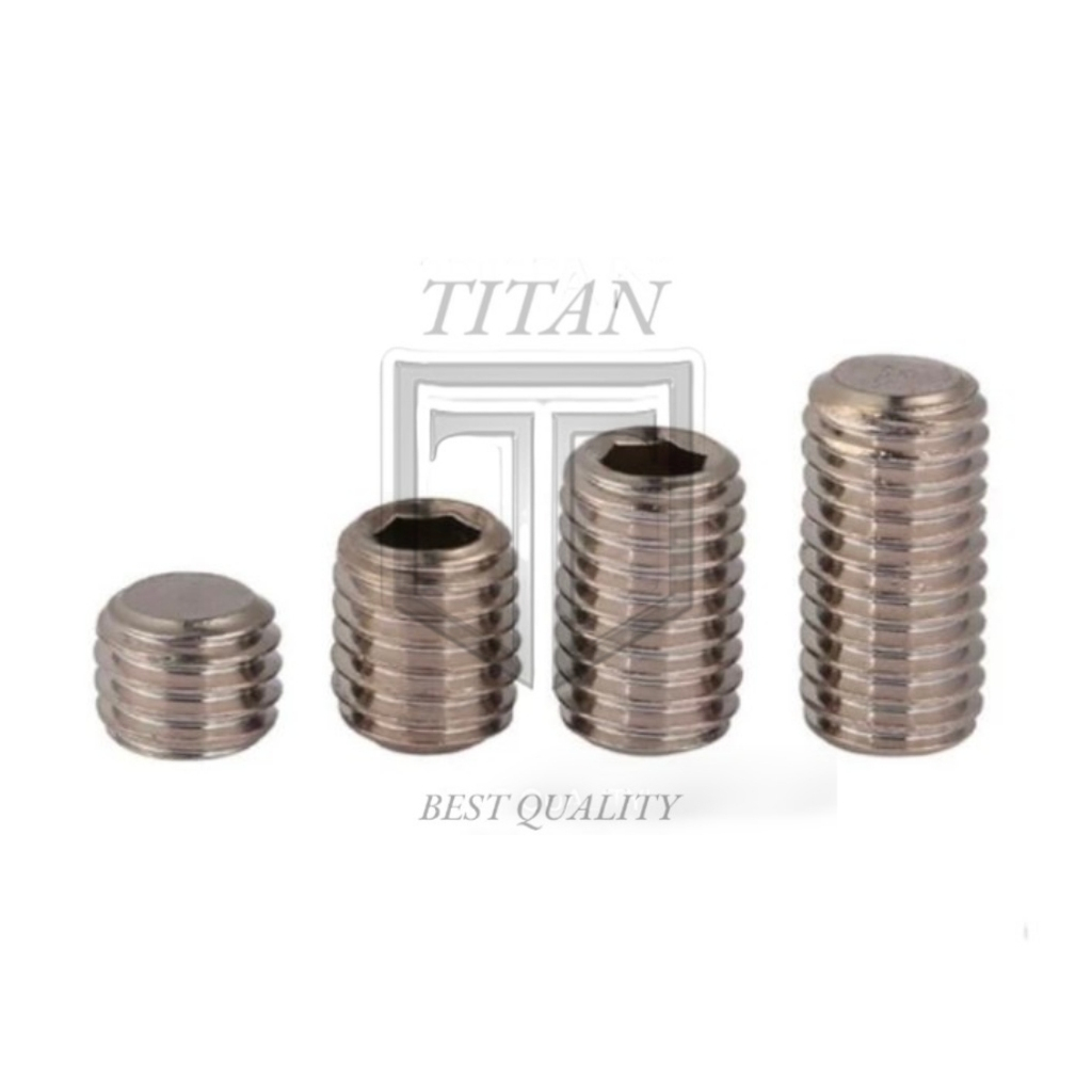 (10 ชิ้น) สลักเกลียวปลูก Blunt M4 x 3 / M4 x 4 / M4 x 5 / M4 x 6 / M4 x 8 / M4 x 10 / M4 x 15 / M4 x