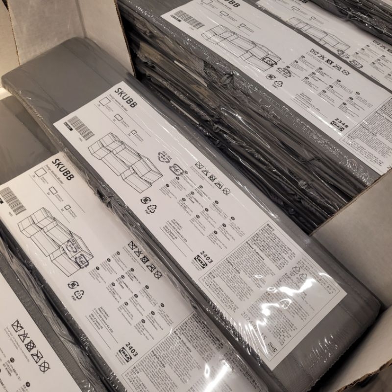 SKUBB lKEA กล่องเก็บของของแท้ 6 ชิ้น