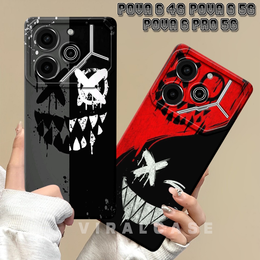 ซอฟท์เคส TECNO POVA 6 4G | POVA 6 5G | POVA 6 PRO 5G - Softcase ยืดหยุ่น - Pro Camera Protector - เค