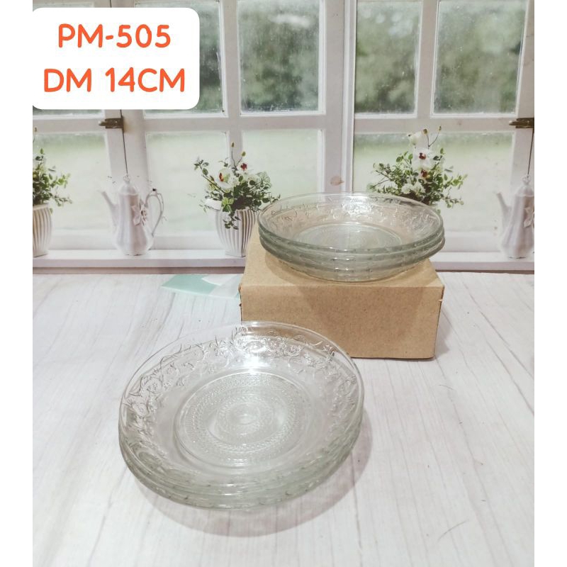 แก้ว FLOWER PLATE PM-505