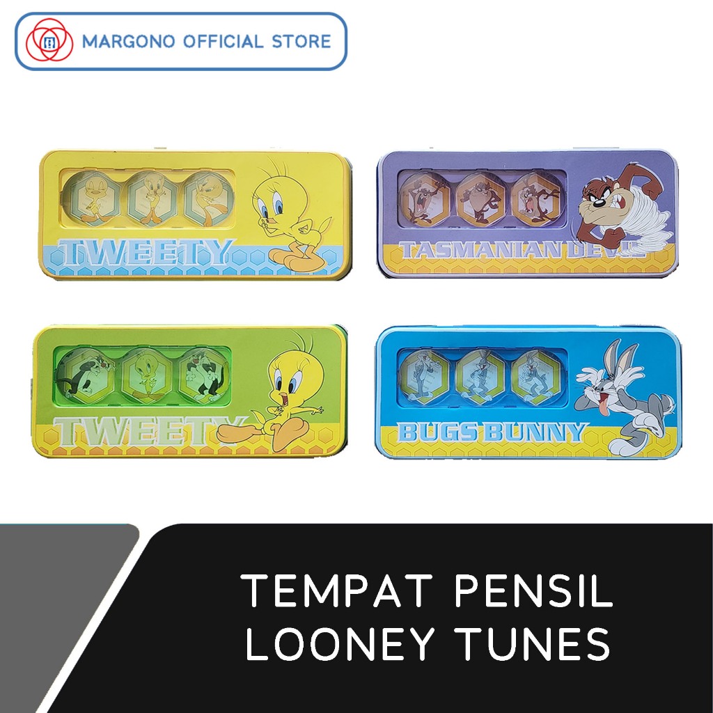 Looney Tunes Tweety กล่องดินสอโลหะ | ได้รับอนุญาตอย่างเป็นทางการ